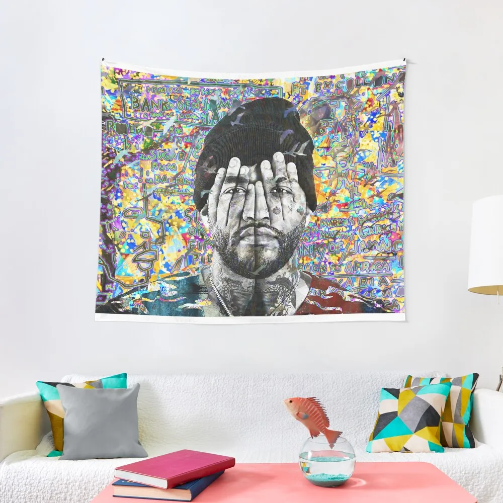 

Joyner Lucas Portrait Artwork Tapestry Home And Comfort Decor Aesthetic Decoration Tapestry