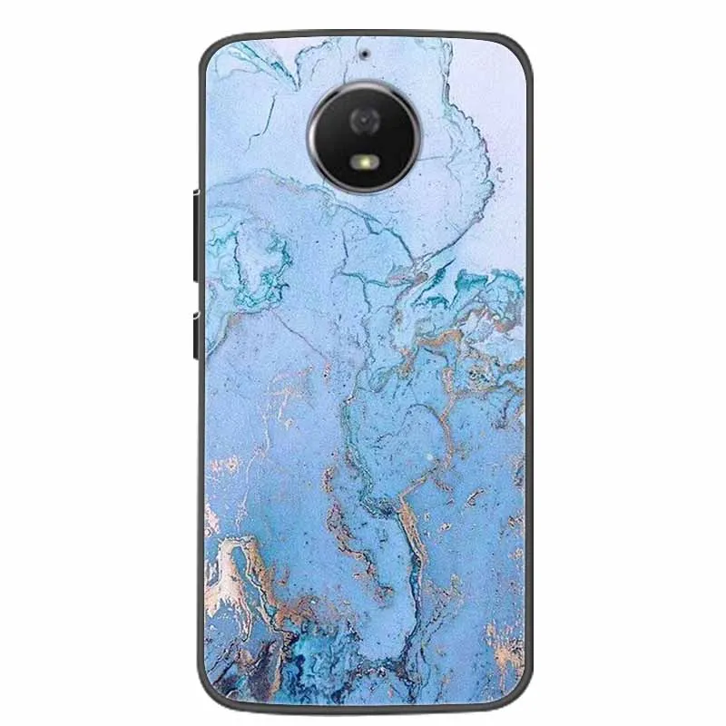 Colorful Marble Pattern Soft Silicone TPU Back Cover Phone Case