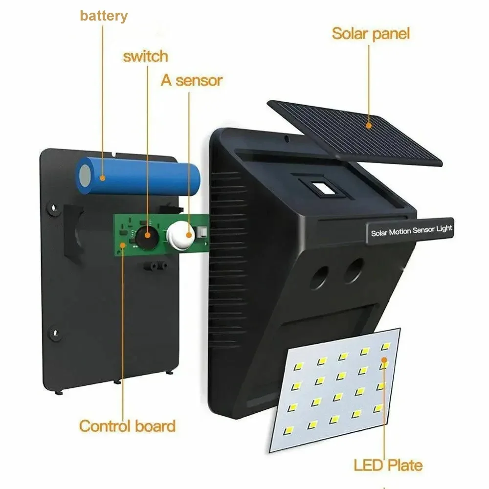 30 LED Solar Wall Lamp