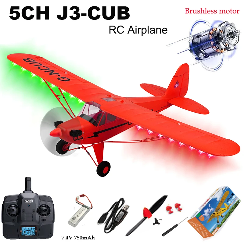 j3 cub rc plane upgraded packaging and protection