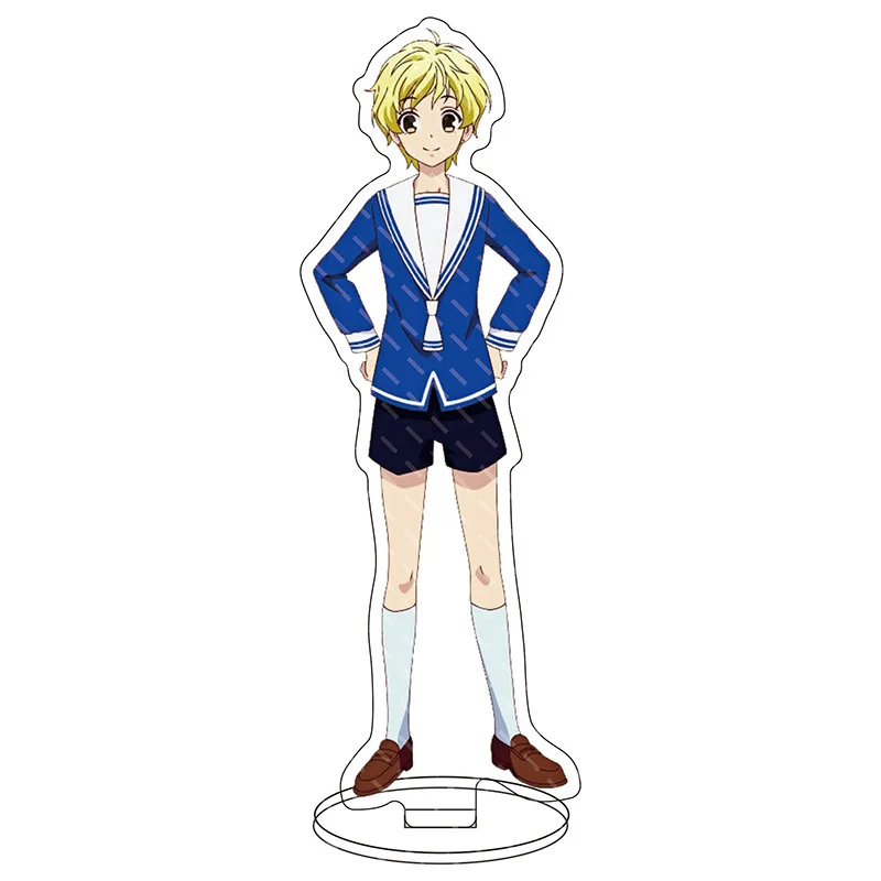 JP Anime Fruits Basket Family Stand Model Plate Honda Tohru Sohma Kyo  Double Sided Transparent Standing Sign Board Fans Gift