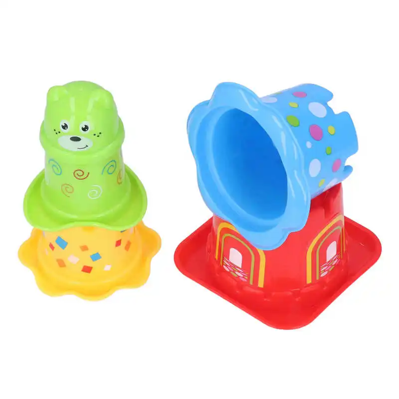Stacking Nesting Cup Stacking Cup Toy Bath Toy For Children For Home Bathroom For Beach