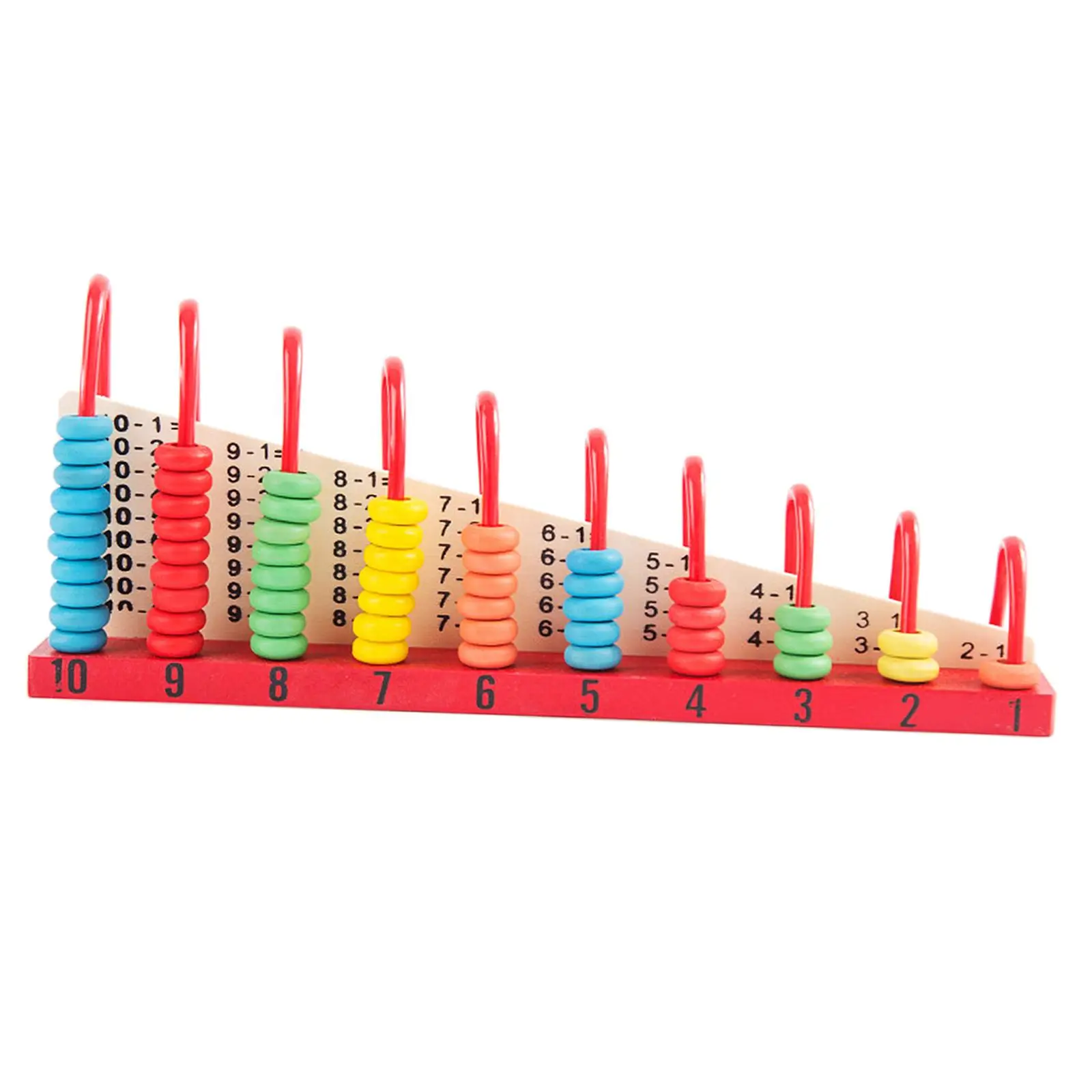 Add Subtract Abacus Colorful Activity Games Early Learning Math Teaching Tool for Kindergarten Kids Baby Toddlers Boys Girls