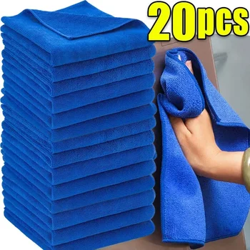 1-20 pezzi asciugamani in microfibra lavaggio auto asciugatura asciugamano panni per la pulizia della casa dettagli automatici panno per lucidatura strumenti per la pulizia della casa 1