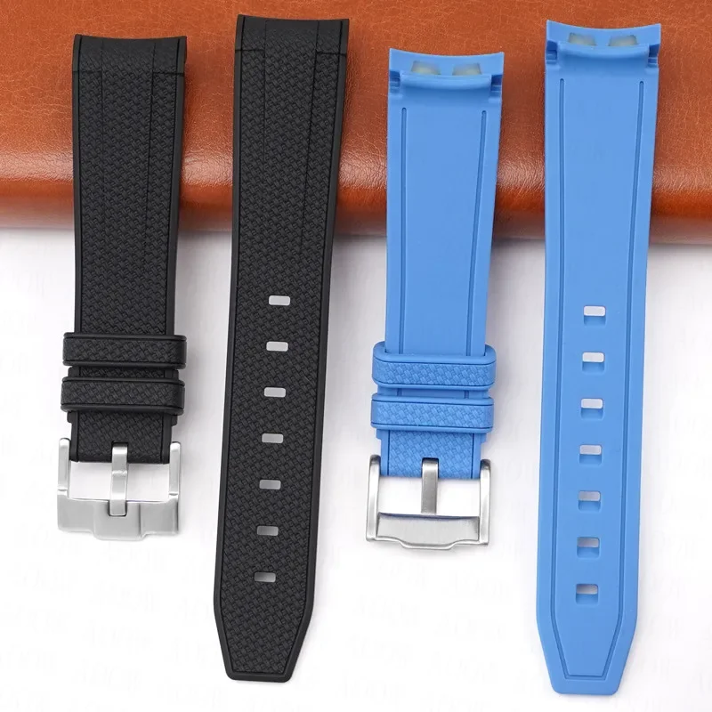 TPU Rubber Watch Strap - Measurement Graphic