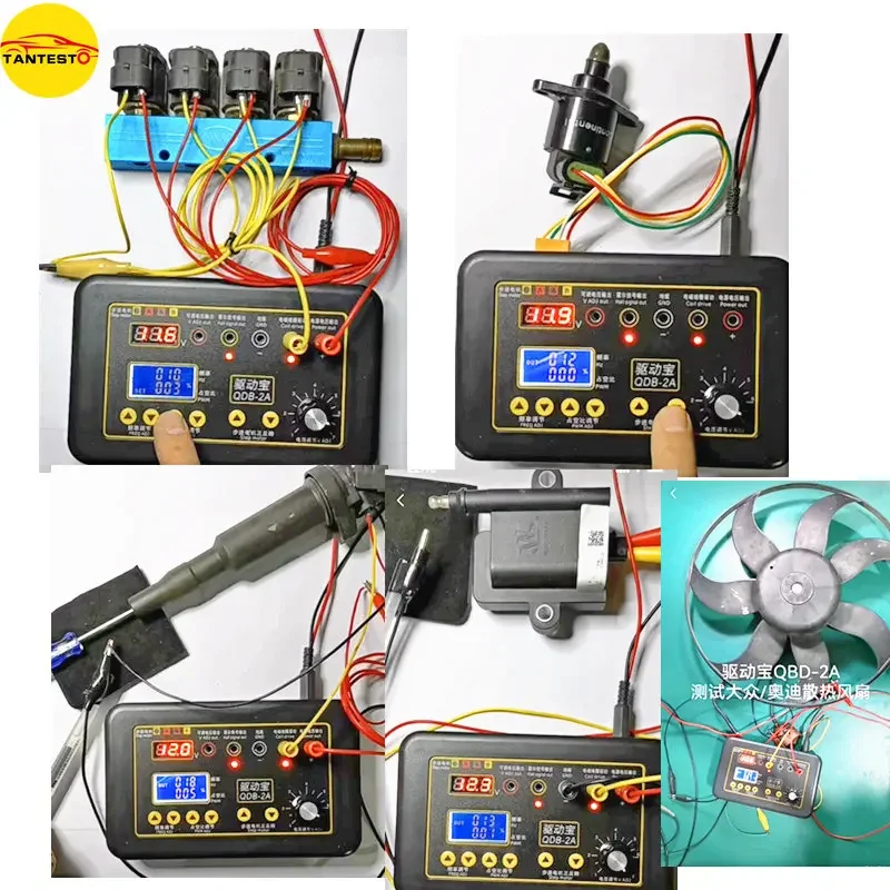 Car Diagnostic Tool Car Coil Tester Car Fuel Injector Tester 2025 New Automobile Ignition Coil Test Injector Solenoid Valve Stepper Motor Tester Fault Detect Drive Simulator