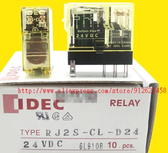 

10PCS New Original RELAY RJ2S-CL-D24 24VDC RJ2S-CL-A220 220VAC 8A SJ2S-05B