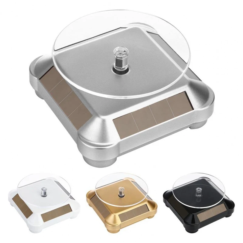 

Горячая Распродажа, солнечная батарея для одноразового использования, вращающийся диск, рекламный дисплей, выставочная стойка