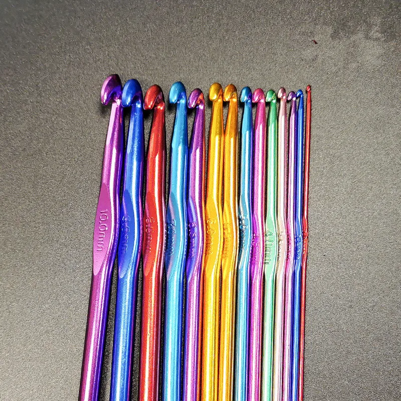 15/20/25/30mm DIY Wooden Crochet Hook Set Knitting Needles