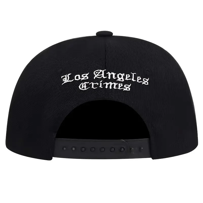 Unisex embroidered hip-hop hat outdoor adjustable casual baseball cap street personality style hip-hop hat leisure sun baseball cap