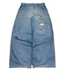 Street Popular Vintage Washed Straight Jeans Men New Harajuku Casual Hip Hop Mopping Wide Leg Pants Unisex Loose Denim Trousers 1