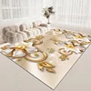 Modern Light Luxury Carpets Flower 3D Rug for Bedroom Large Floor Mat Living Room Sofa Non-slip Carpet Washable Lounge Study Rug 1
