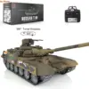 HENG LONG 1/16 7.0 T90 Remote Controlled Tank 3938 360° Turret Metal Tracks W/ Linkages Red Eye Steel Gearbox Army Toys TH17856 2