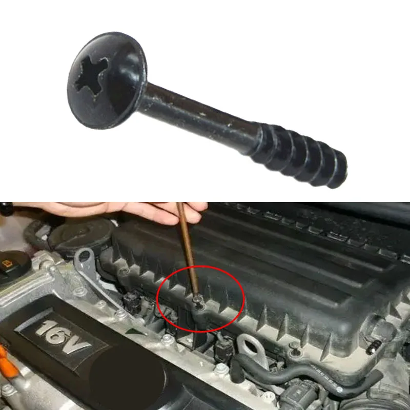 Black Air Filter Cleaner Box Lid Retaining Screw For Vauxhall Astra