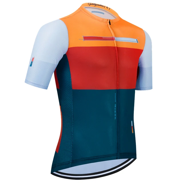 Summer 2025 Short Sleeve Cycling Jersey Men MTB Bicycle Top Outdoor Cycling Clothing Breathable Shirt Maillot Ciclismo Quick Dry 5