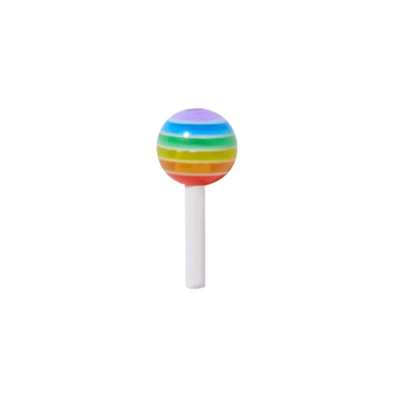 50pcs Miniature Lollipop/ 1:12 kawaii charm for Nails, Crafts, Jewelry/ Cute 3D Studs Charms Jewelry, 3D Lollipop Charms 5
