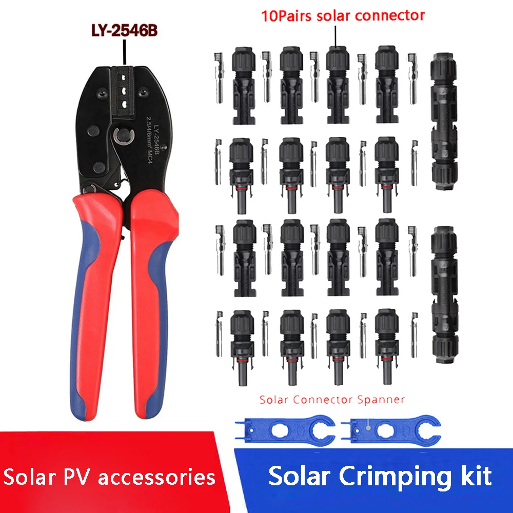 Solar Crimping Stripping Pliers Tools/T Y Branch Connector 2/3/4/5/6 To 1 Branch Parallel Male and Female Solar PV Connectors terminal connector,solar panel connector cable