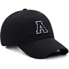 Initial Letter A-Z Embroidery Cotton Baseball Cap for Men & Women Unisex Dad Hat Sun Hat Outdoor Sports Wholesale & Dropshipping 5
