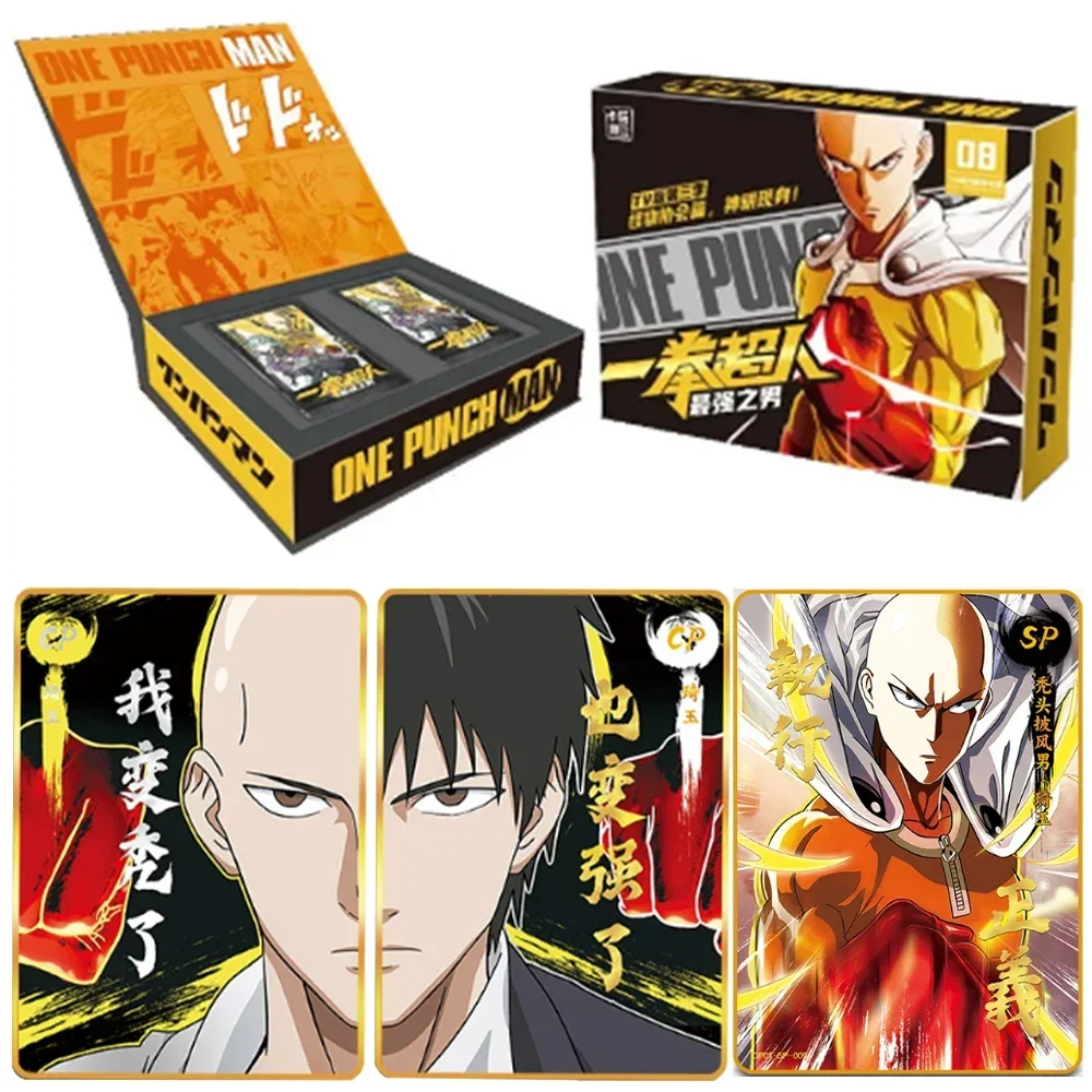 One Punch Man Card Hero Files Carte Limitate Saitama Genos Card Bronze Srage Flash Collection Card Toy Gifts
