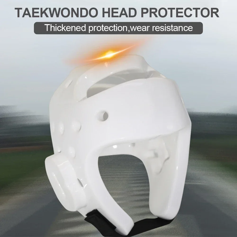 Description Picture 4 of itemKids Adult Taekwondo White Helmet Professional Martial Arts Head Guard Protective Gear Boxing MMA Karate Training Equipment