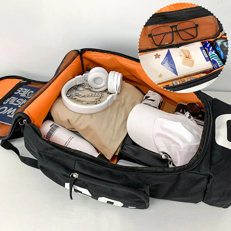Sport Gym Bag Men Fitness Travel Backpack Large Waterproof Skate Pack For Shoulder Crossbody Training Laptop Dry Wet School Bags 2