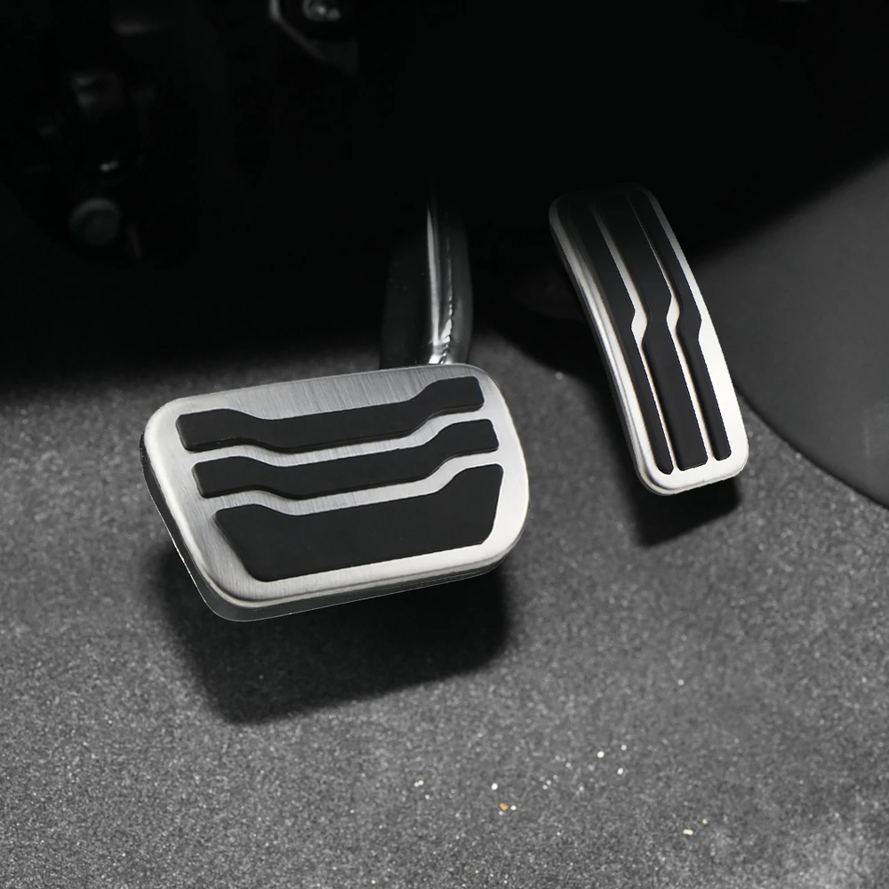 Ford Fusion Mondeo-for Lincoln MKZ 2015-Pedals Stainless Steel Car Brake Gas Pedal Cover No Drill Pads Parts car pedals,stainless steel pedal cover