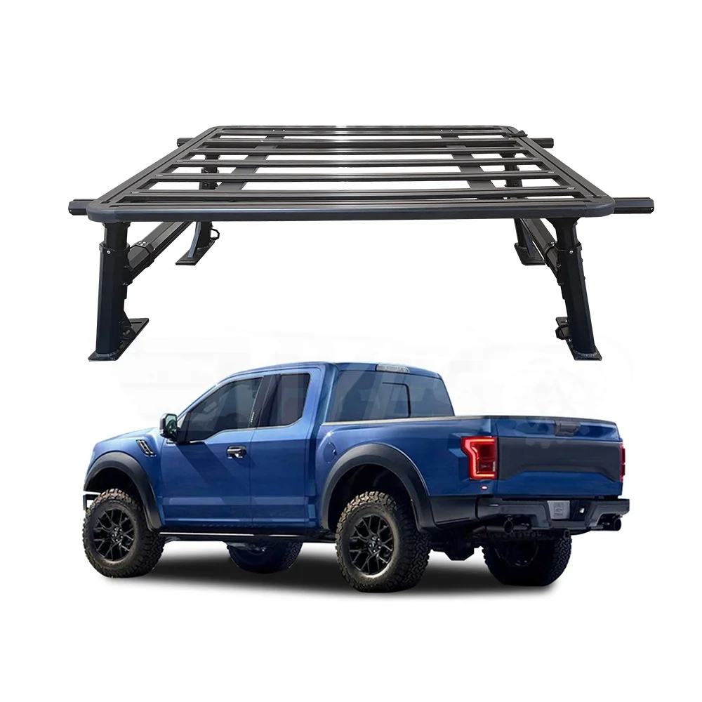 Wholesale heavy duty car 4x4 pickup truck luggage carrier aluminium roof rack for ford f150 f250
