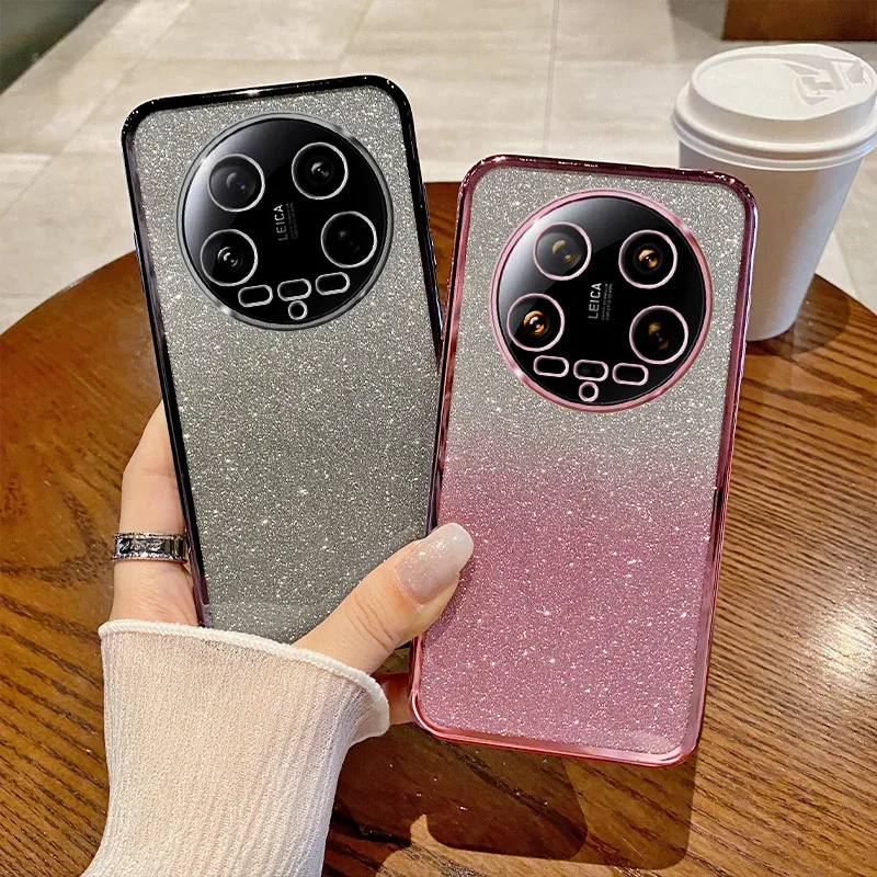 Per Xiaomi 14 Ultra Case Xiaomi 14 Ultra Phone Case Fashion Soft Clear Cover Protettiva Per Obiettivo Della Fotocamera
