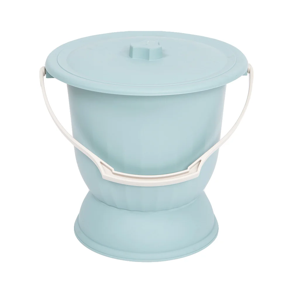

Portable Toilet Bedpan Bedroom Urinal Plastic Spittoon Pee Pot Bucket Bedside Night Urinal Adult Patient Elderly Women