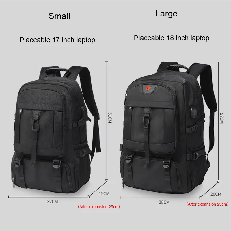 Mochila GRANDE para hombre, bolsa de viaje para escalada, deportes,  Camping, senderismo, escuela, equipaje, X148C, 80L, 60L - AliExpress