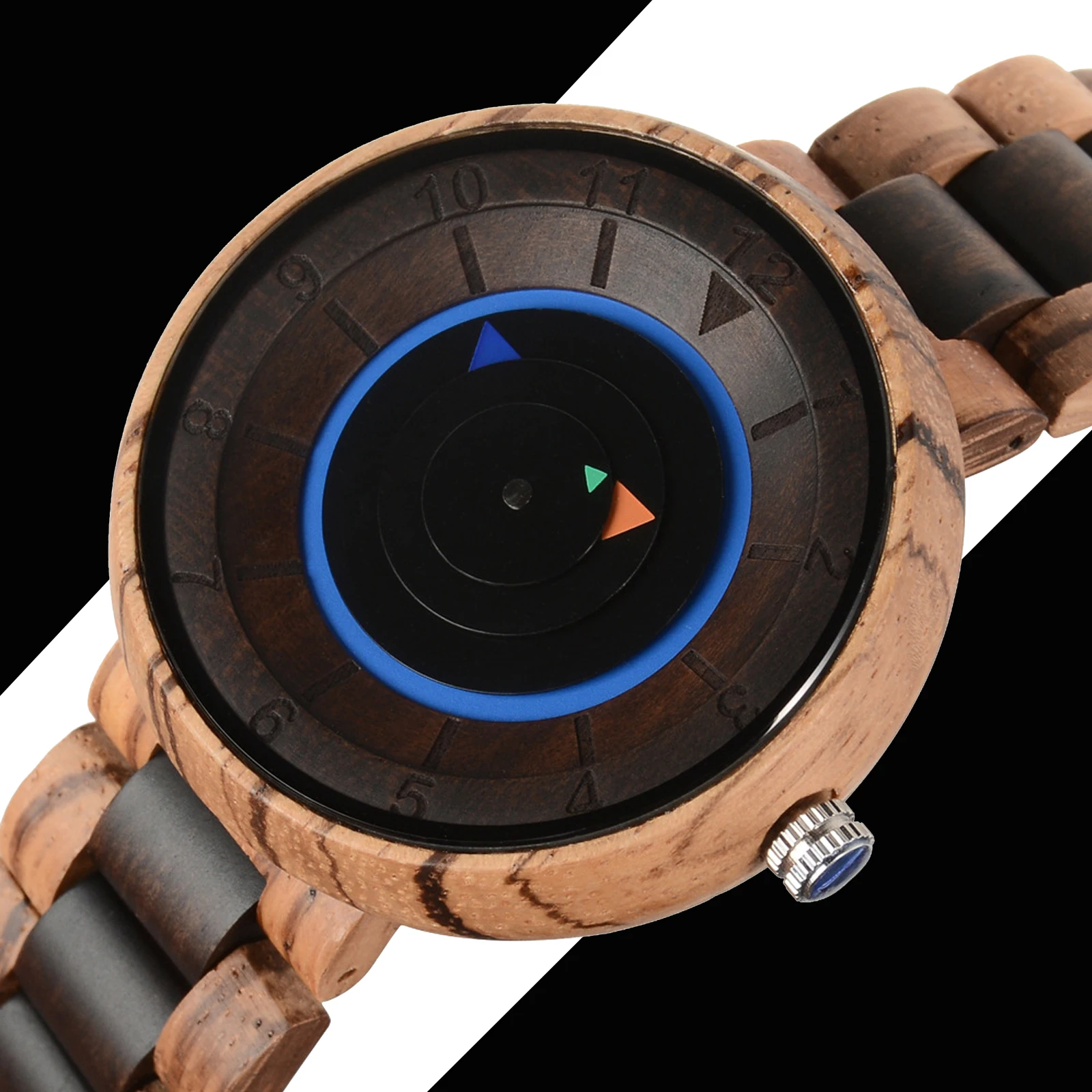 Wood Watches for Men and Women 44M Quartz Wristwatch Personalized Giftsw，bracelet