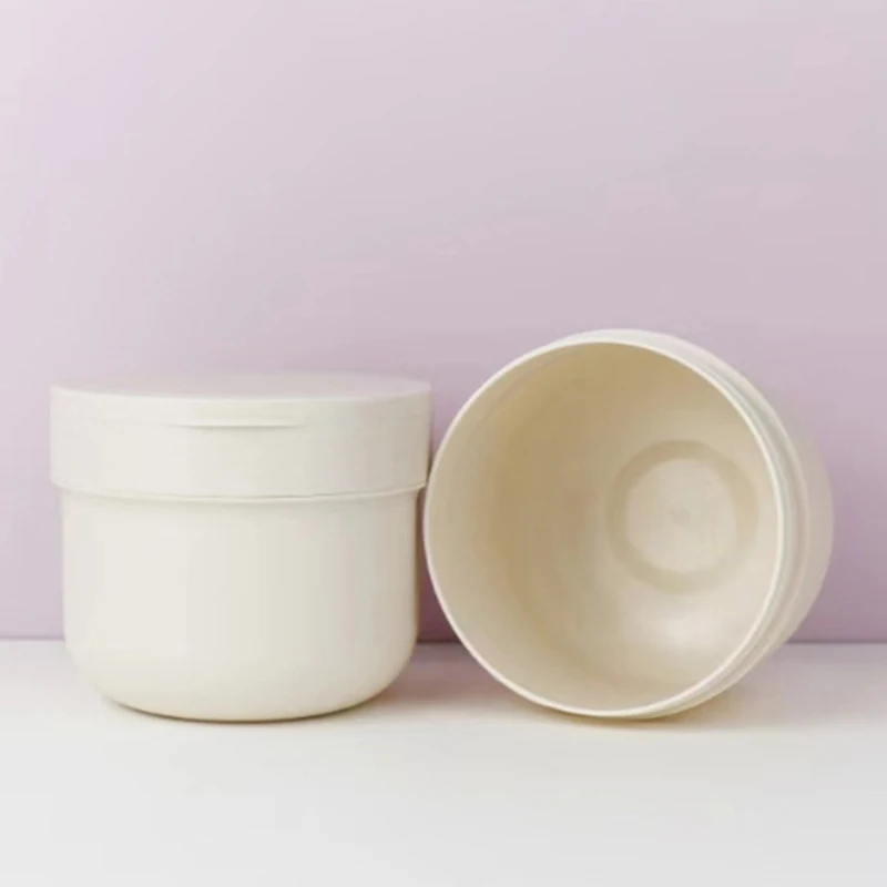 1pcs 300/400ml Refillable Makeup Remover Jar With Spoon Plastic Empty Makeup Jar Pot Travel Face Cream Lotion Cosmetic Container S73d74e94dcf6495faecef019acd13b7eB