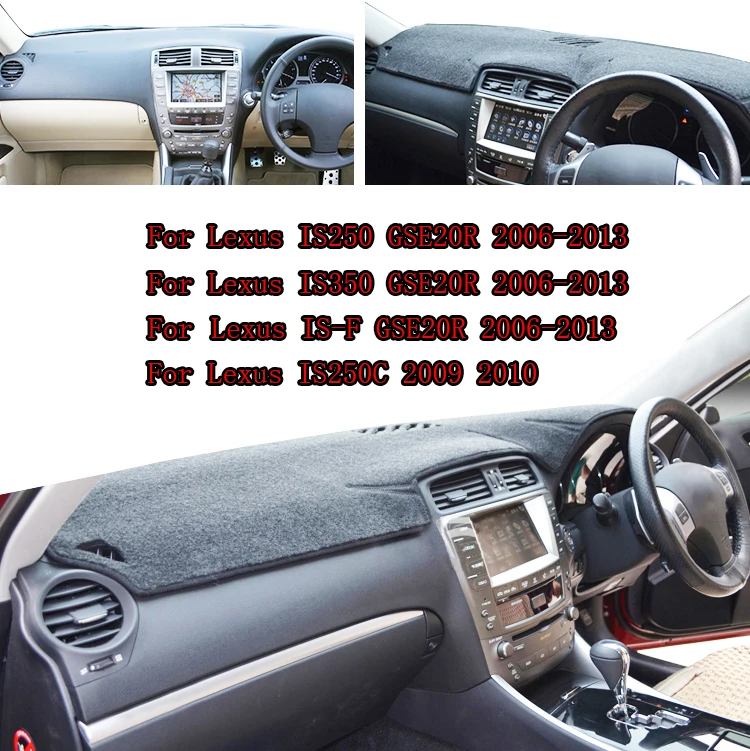 Car Mats Accessories Dash Mat Dashboard Cover Pad Sun Shade For Lexus IS250 IS350 ISF IS250C 2006-2013 car mats accessories auto accessories