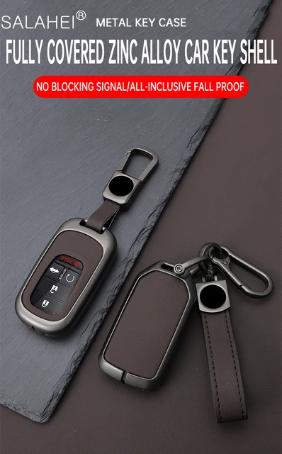 Hợp Kim Kẽm Bao Da Chìa Khóa Ô Tô Dành Cho Xe Honda Cic Accord EX EXL CRV Crz - Foto 11