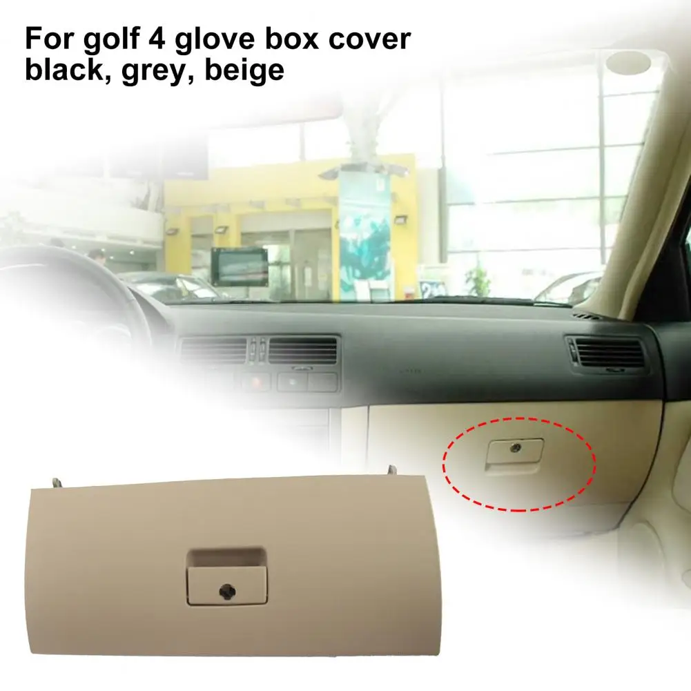 Car Glove Box Lid Fine Workmanship Unfading ABS Console Glove Box Cover Modified Part 1J1857121A For VW Golf 4 자동차 잡동사니 상자 뚜껑