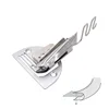 1PC Industrial Walking Foot Sewing Machine Wrapping Presser Foot, Thick Material Pull Barrel Four Folds Tape Binder Attachment 2