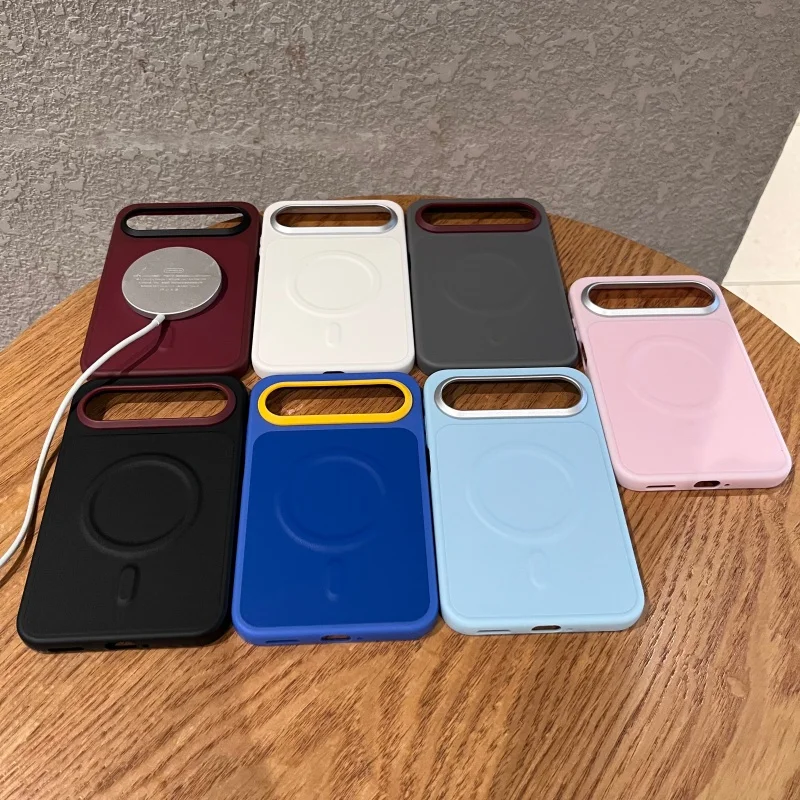 Versatile Leather Texture Magnetic Phone Case - Shockproof Full-Wrap Protective Cover
