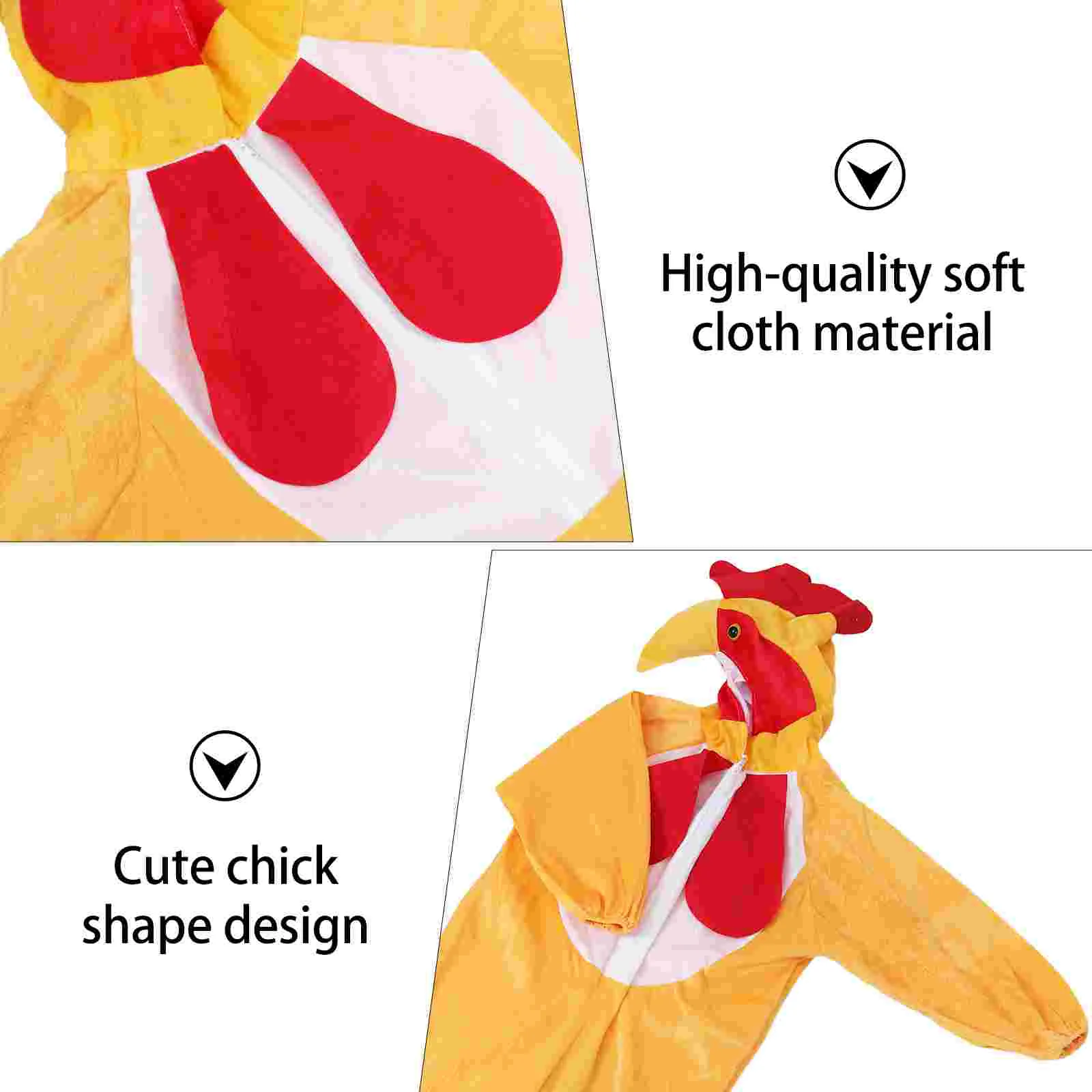 Chicken Costume Rooster Animal for Performance Halloween Cloth Baby Rooster Dress Up Costumes