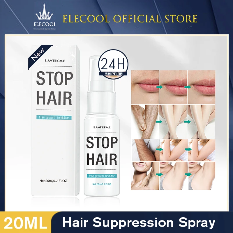 

20ml Powerful Hair Removal Repair Spray Mild Non-Irritating Long-lasting Stop Hair Growth Inhibitor Permanent Painless Repair