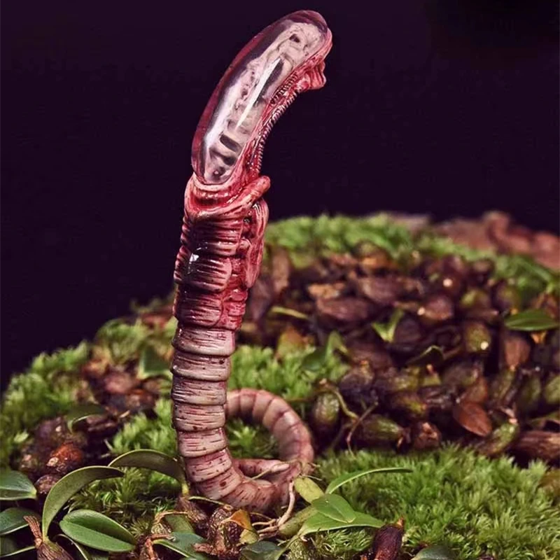 ALIEN エイリアン フェイスハガー フィギュア 標本 培養器 ガラス製