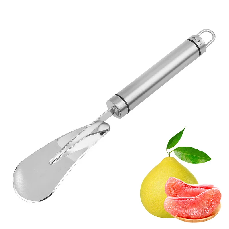 1pc steel grapefruit peeler pomelo peeling stripper kitchen tools