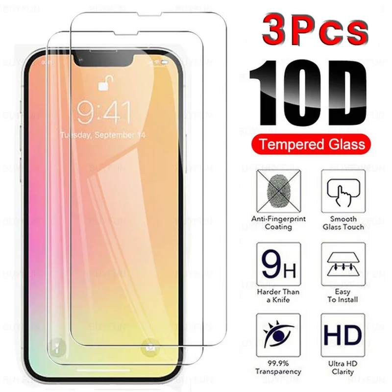 

HD Tempered Glass Flim Screen Protectors For iPhone 13 12 Max 12 Pro Front film iPhone XR 6/6s 7 8 11 Pro Max Screen Protector