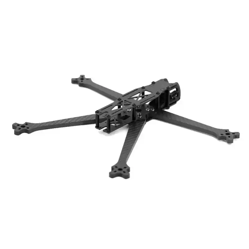 Détail des bras en carbone du kit cadre TBS Source One V6 7 pouces DC pour drone FPV longue distance.