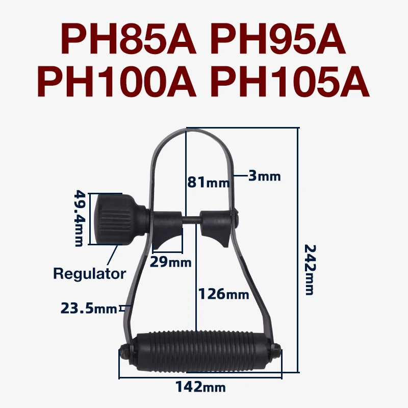 Electric Pick Adjustable Handle Replacement Accessories for Hitachi PH85A PH95A PH100A PH105A Power Tools Front Handle Handle smd smt bga soldering rework hand tools ffq 939 vacuum sucking pen pencil ic easy pick up kit parts