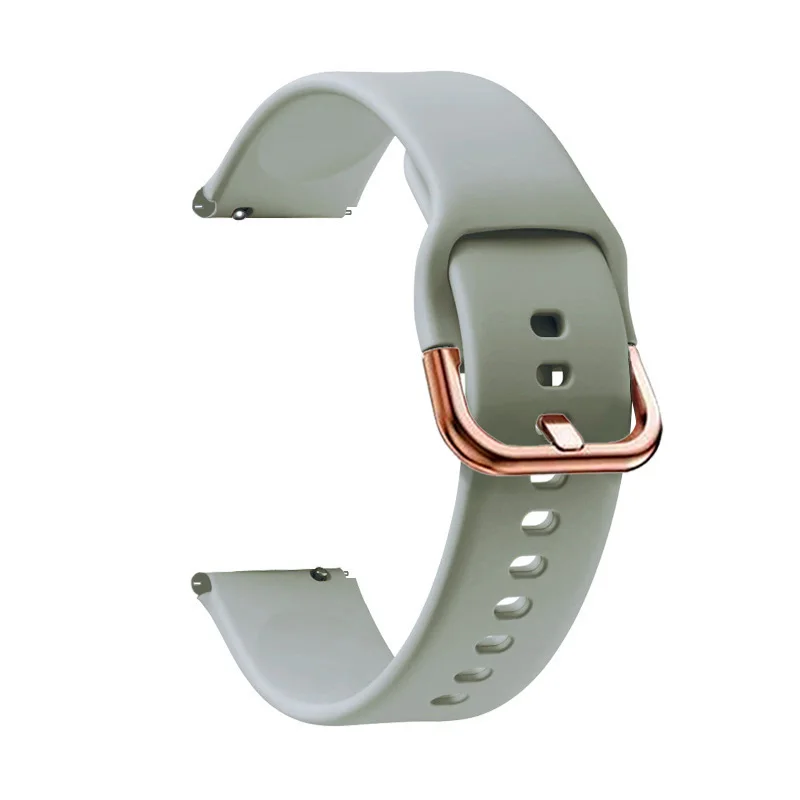 Elegant 18mm Silicone Replacement Wristband Strap