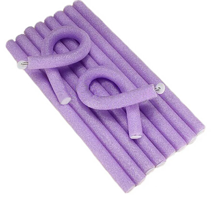 Foam Flexible Curling Rod Headband No Heat Hair Curlers Hair Rollers Sleeping Soft Bendy Wave Styling Tool