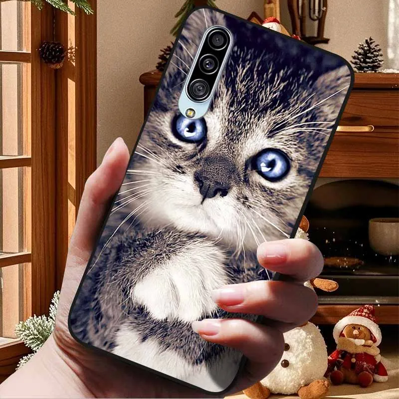 Sleek Black Fashion Soft TPU Silicone Phone Case for Samsung Galaxy A90 5G - 6.7