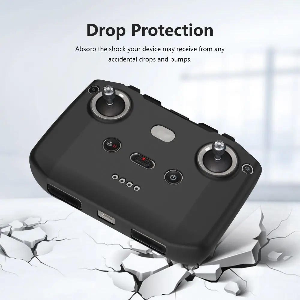 Shookproof Drone Remote Control Case Anti-bump Silicone Protective Cover Dust-proof Waterproof for DJI RC-N1/2/3