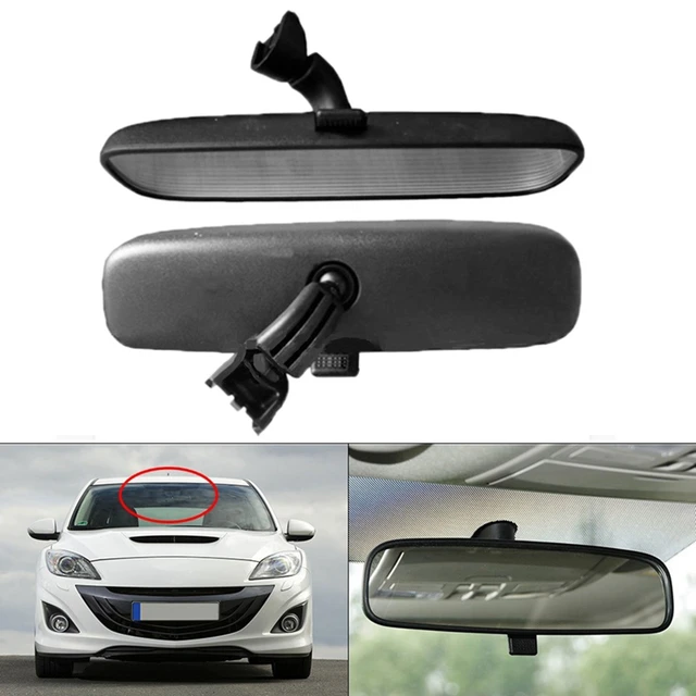  Rétroviseurs Extérieurs Chauffants pour Voiture pour Mazda 2 3  6 BL GH 2007-2014,Miroir de rechange Lentilles en verre chauffantes Miroir  de sécurité pour angle mort Accessoires Auto