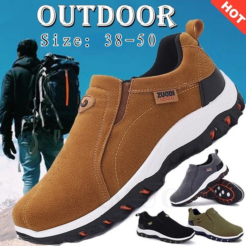 2023 New Outdoor Hiking Camping Light Running Jogging Casual Sports Men's Shoes Nonslip Loafers